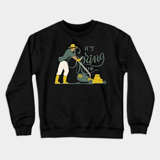 Cool Spring Theme Crewneck Sweatshirt